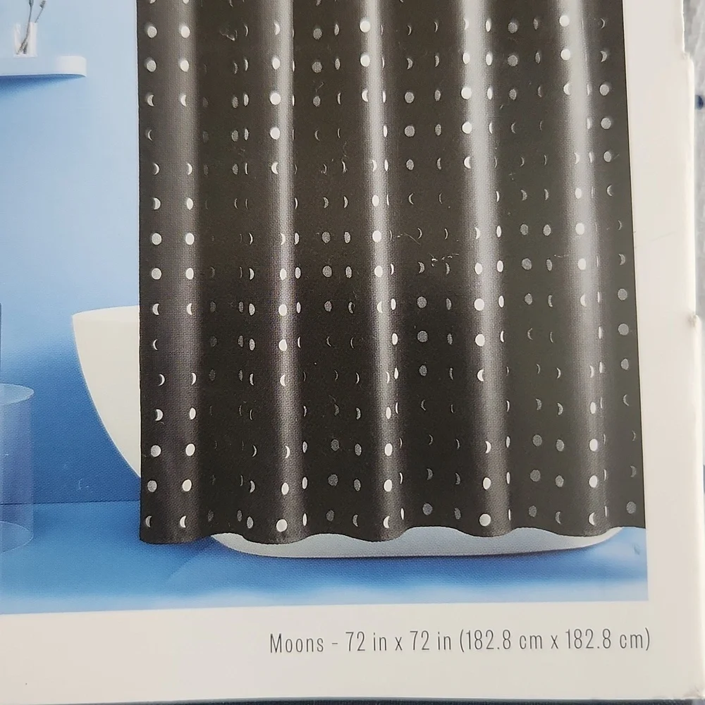 Room Essentials Shower Curtain and 2 Packs Of Dish Towels